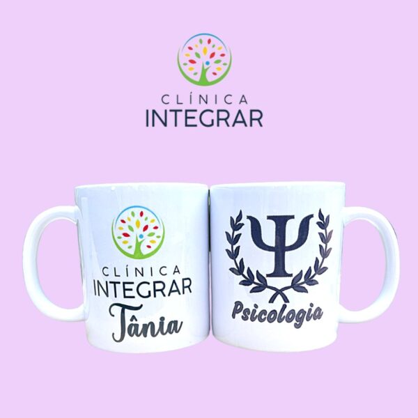 Caneca de porcelana branca personalizada - Image 6