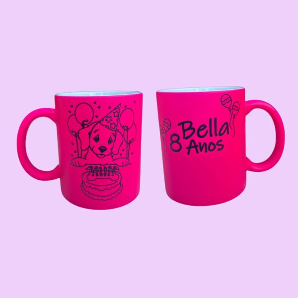 Caneca de porcelana cores neon - Image 9