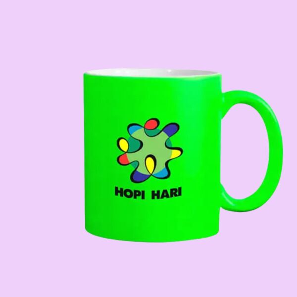 Caneca de porcelana cores neon - Image 3